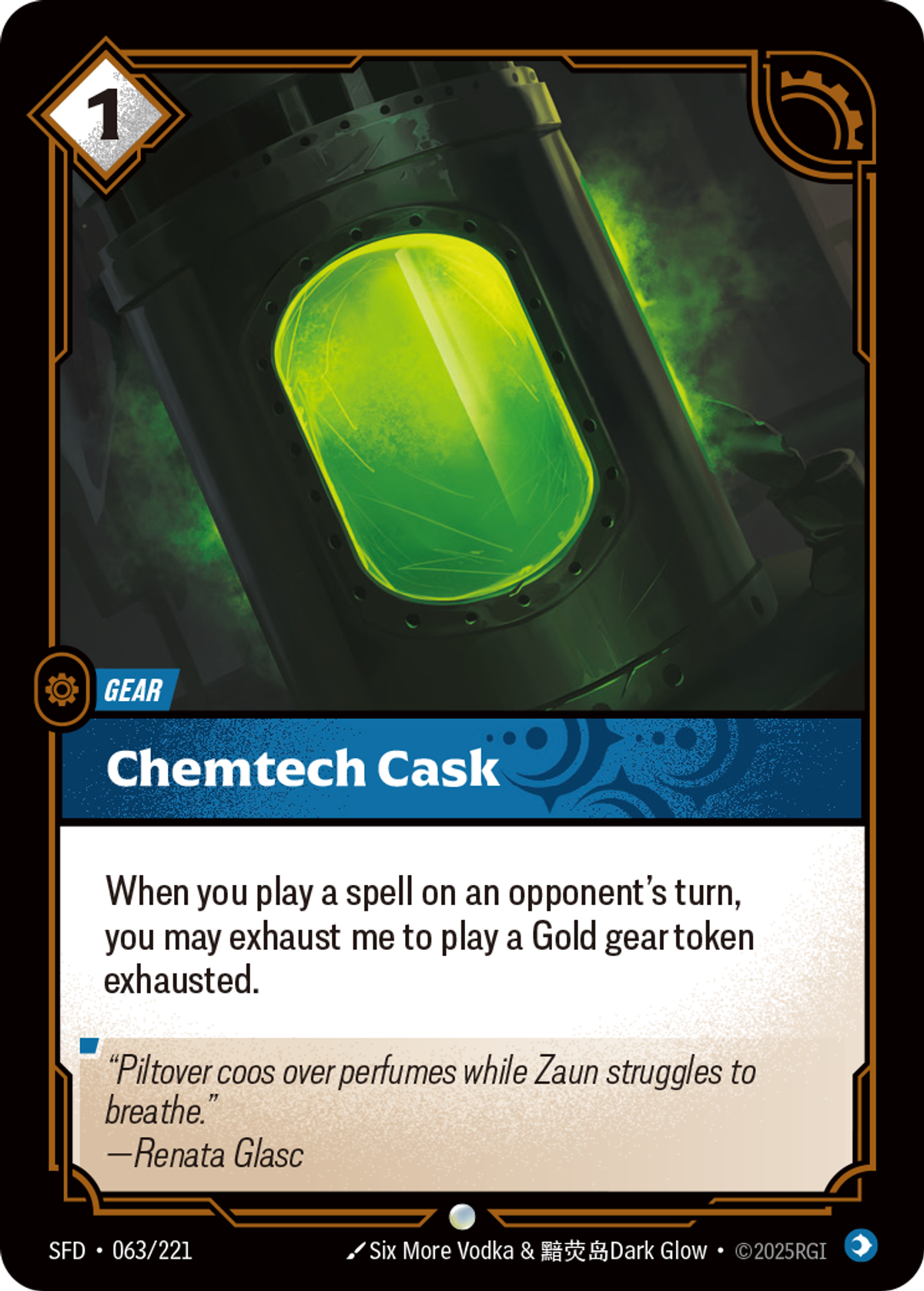 Chemtech Cask