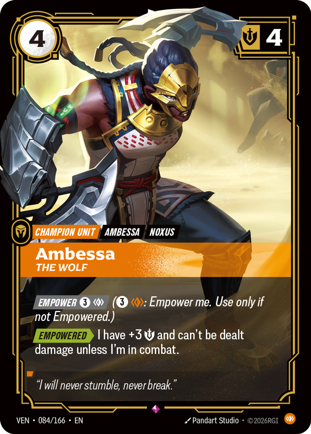 Ambessa, The Wolf