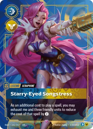 Seraphine, Starry-Eyed Songstress — Riftbound card RAD 151