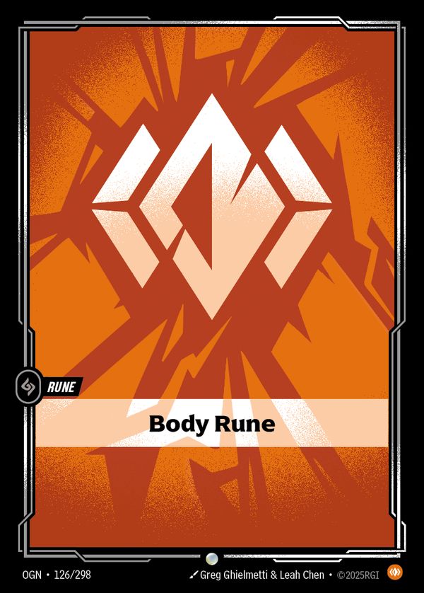 Body Rune — Riftbound card