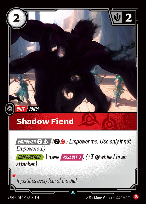 Shadow Fiend — Riftbound card
