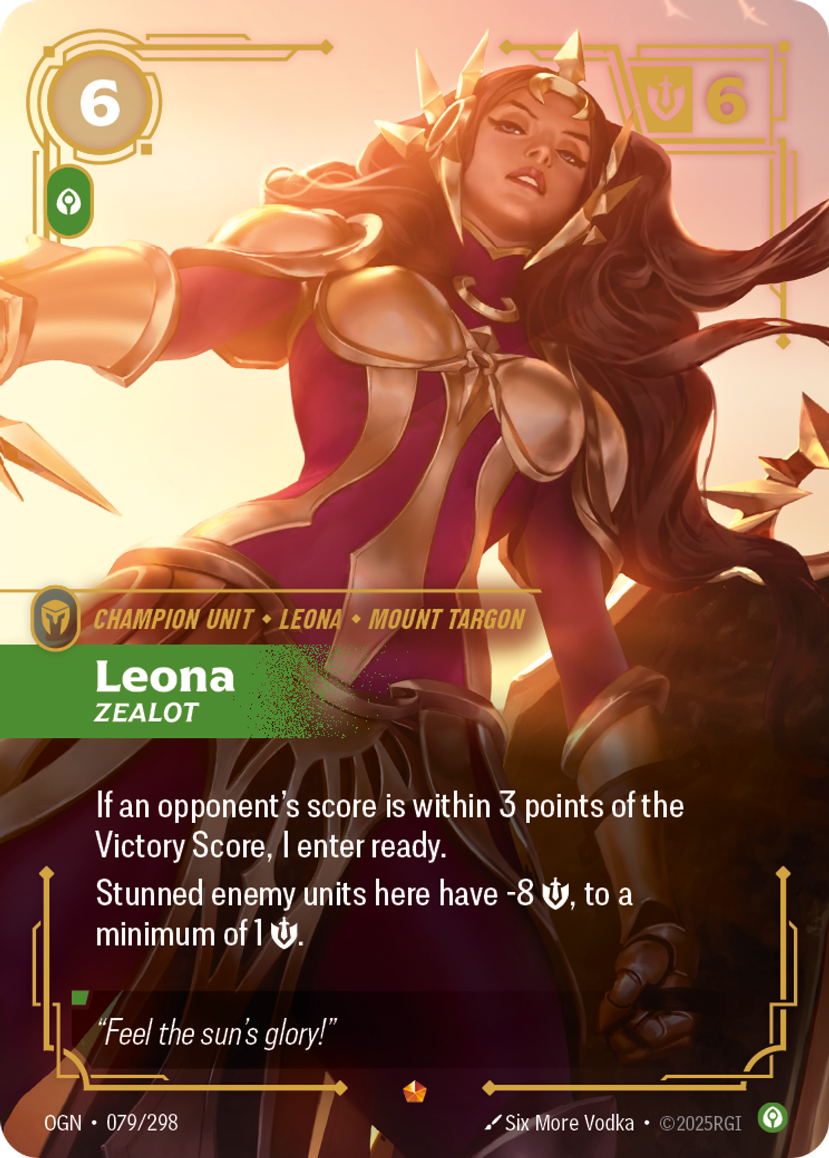 Leona, Zealot