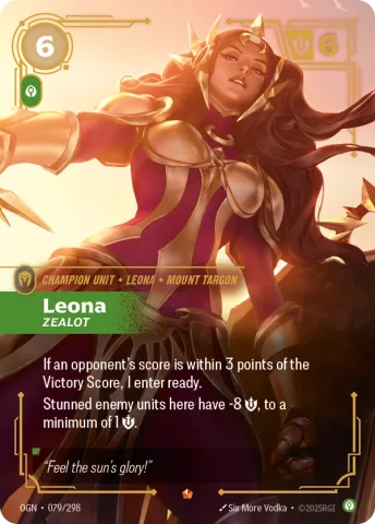 Leona, Zealot · OGN-079/298