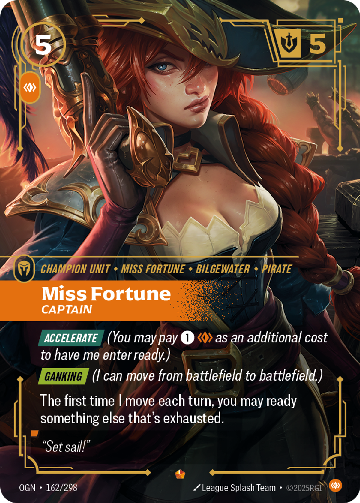 Miss Fortune, Captain