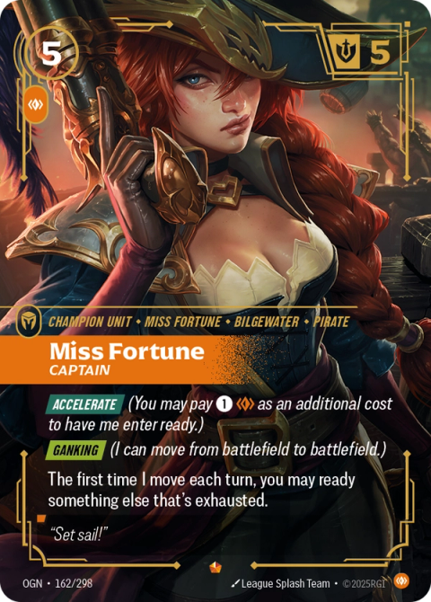 Miss Fortune - Captain — Origins #162, art by League Splash Team