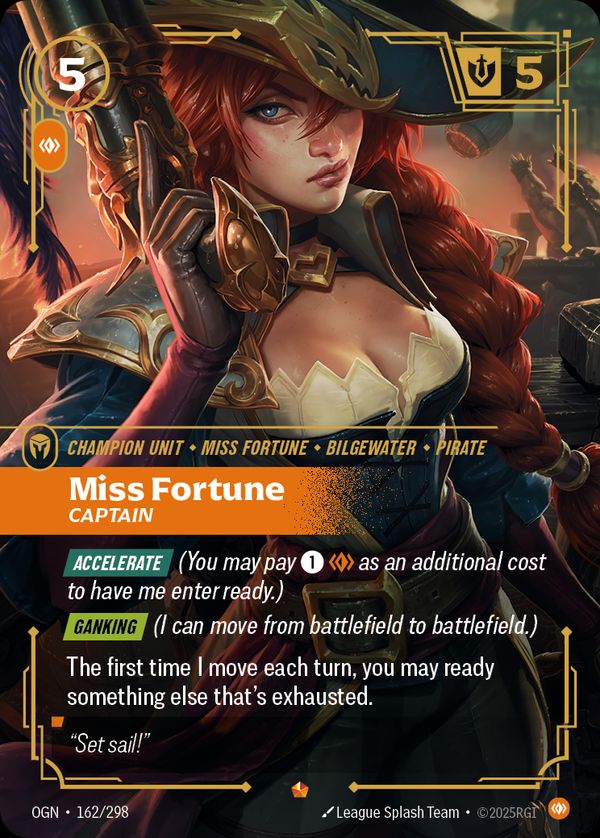 Miss Fortune, Captain — Riftbound card