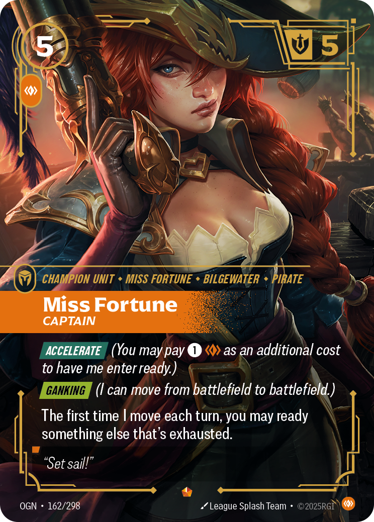 MISS FORTUNE, CAPTAIN