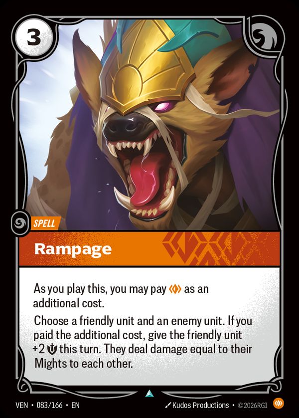 Rampage — Riftbound card