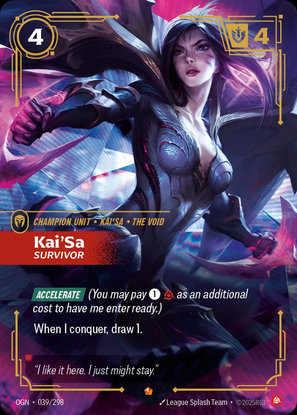 Kai'Sa, Survivor — Riftbound card