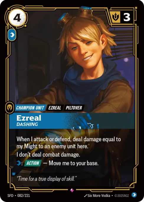 Ezreal, Dashing, SFD-082/221