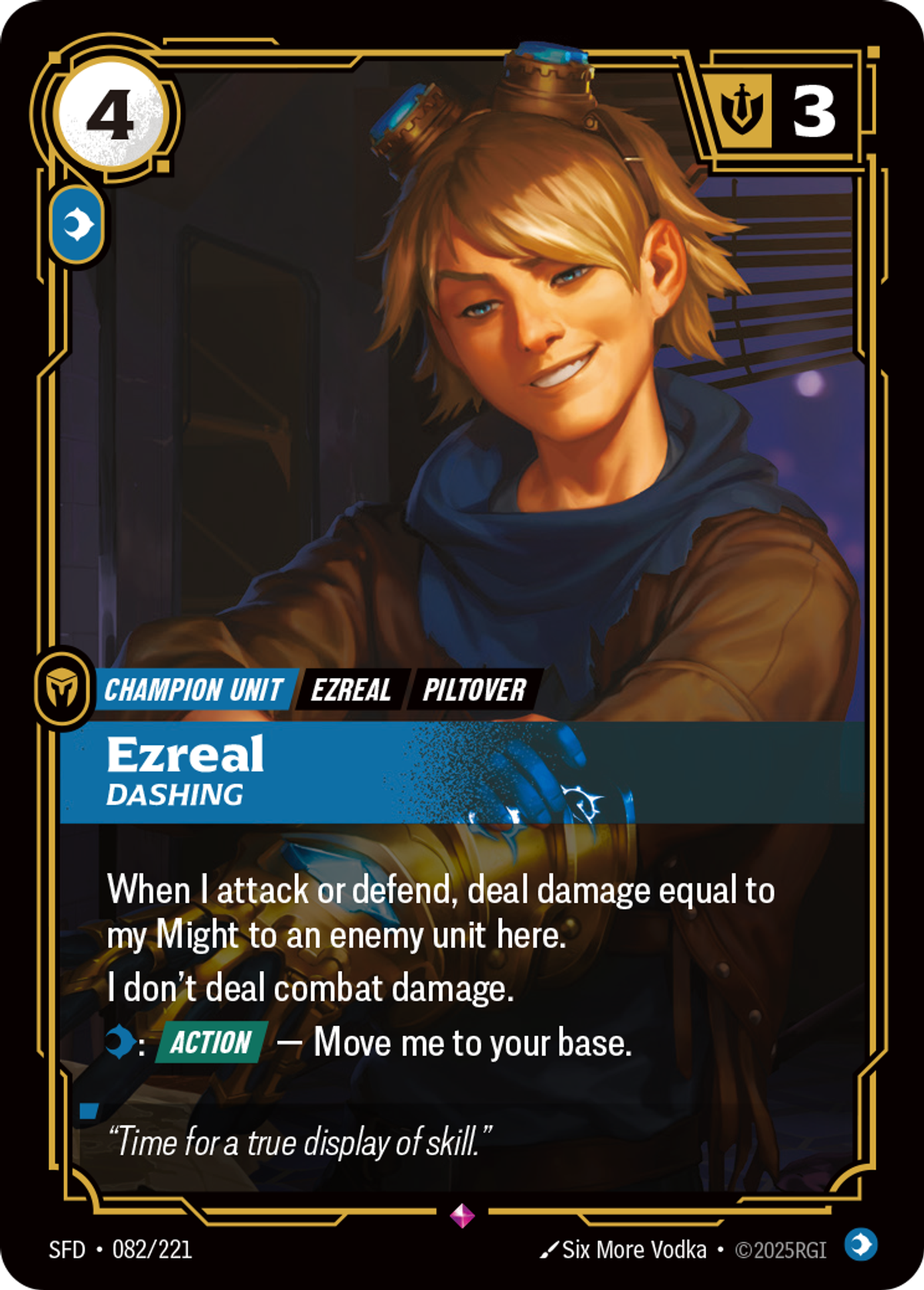 Ezreal, Dashing