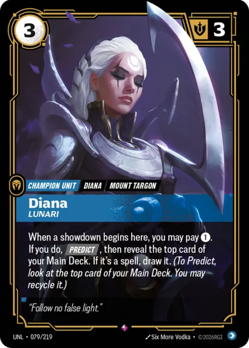 Diana, Lunari, UNL-079/219
