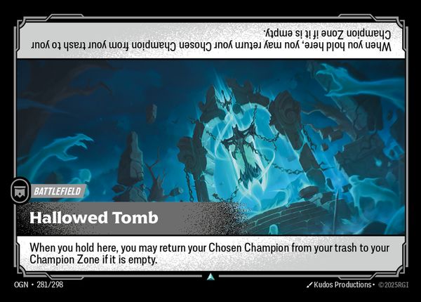 Hallowed Tomb — Riftbound card