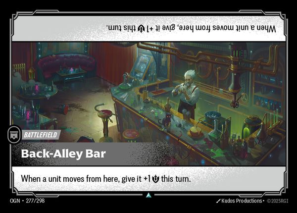 Back-Alley Bar — Riftbound card