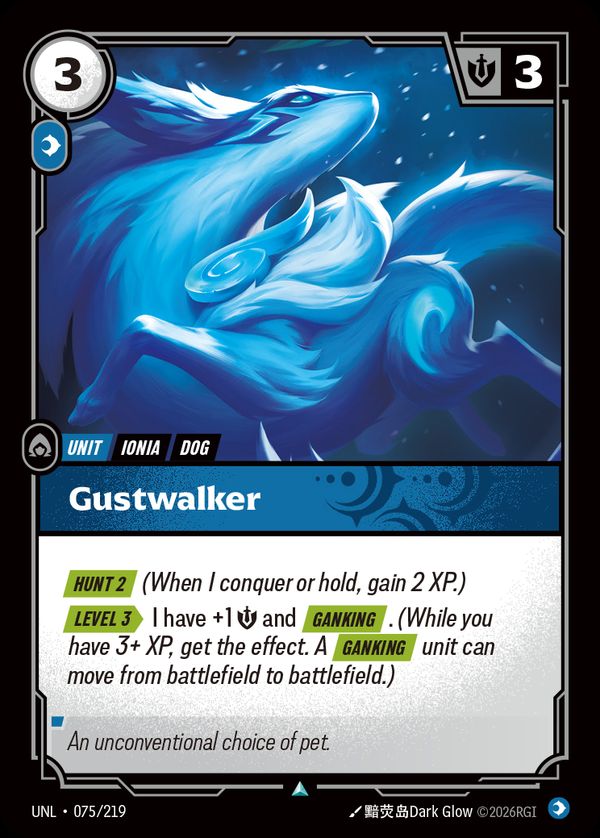 Gustwalker — Riftbound card