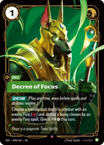 Decree of Focus · VEN-040/166