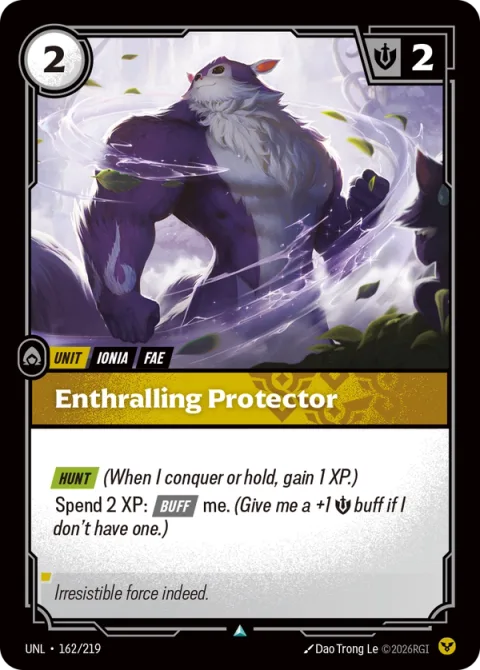 Enthralling Protector UNL-162 영어판 카드 이미지