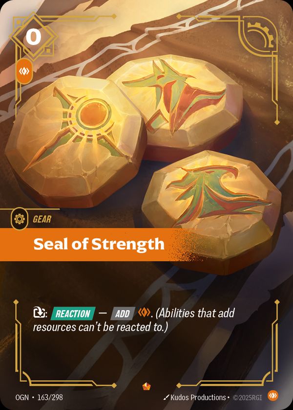 Seal of Strength — Riftbound card