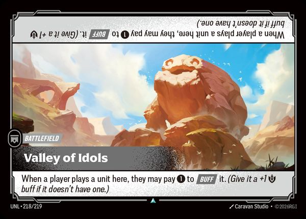 Valley of Idols — Riftbound card