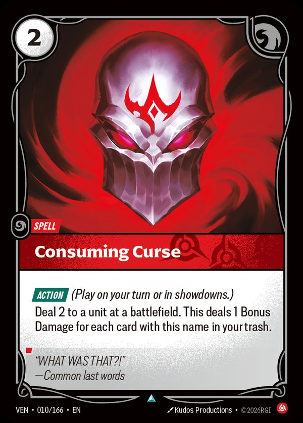 Consuming Curse — Riftbound card