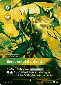 Azir - Emperor of the Sands (Overnumbered)