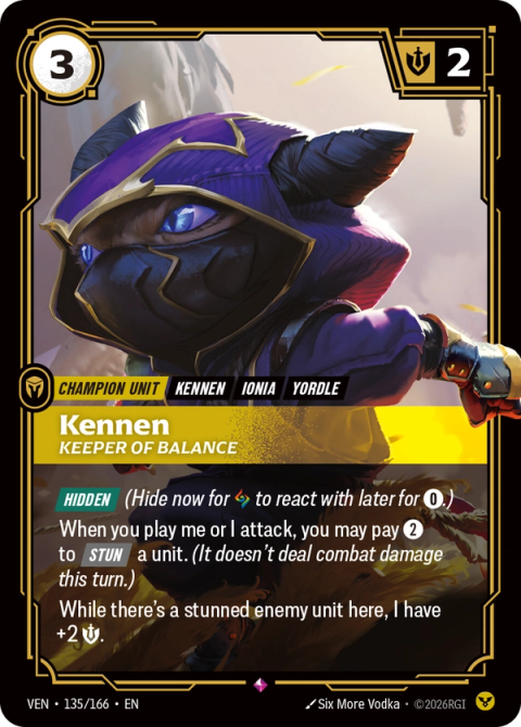 Kennen, Keeper of Balance — Vendetta #135, art by Six More Vodka