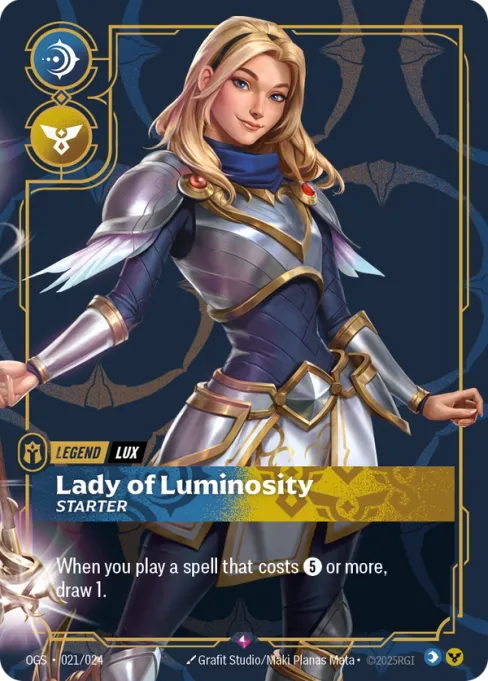 Lady of Luminosity, Starter, OGS-021/024