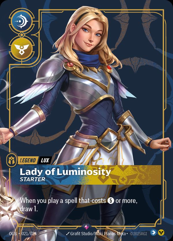 Lux, Lady of Luminosity (Starter) — Riftbound card