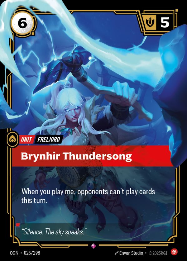 Brynhir Thundersong — Riftbound card