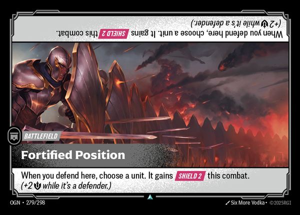 Fortified Position — Riftbound card