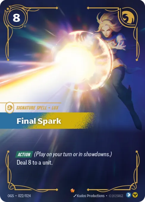 Final Spark, OGS-022/024