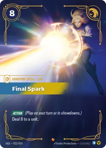 Final Spark · OGS-022/024