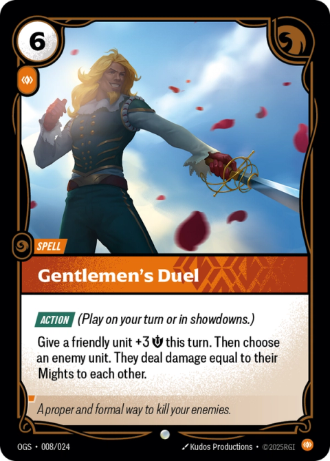 Gentlemen's Duel — Proving Grounds #008, art by Kudos Productions