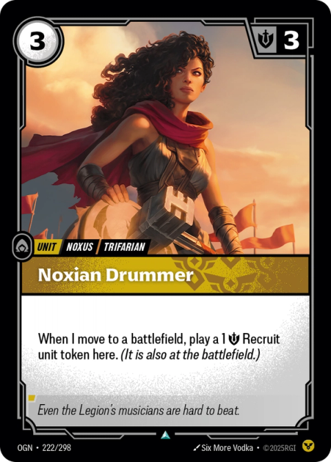 Noxian Drummer — Origins #222, art by Six More Vodka