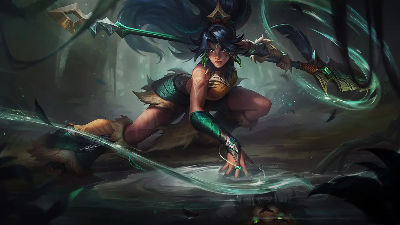 Nidalee splash art