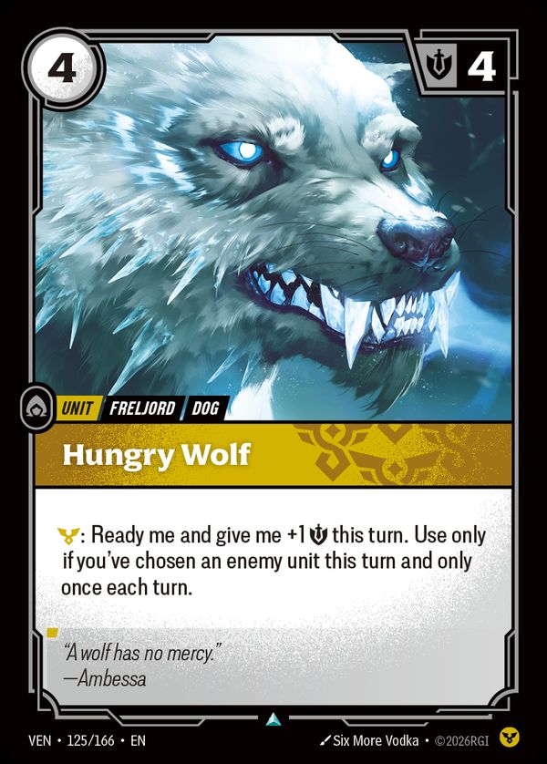 Hungry Wolf — Riftbound card