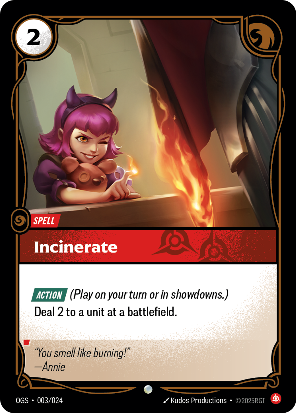 Incinerate