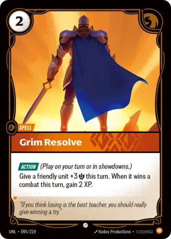 Grim Resolve · UNL-095/219