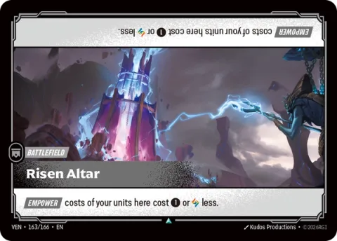 Risen Altar VEN-163 영어판 카드 이미지