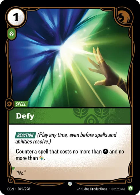 Defy, OGN-045/298