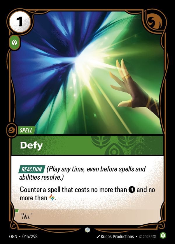 Defy — Riftbound card