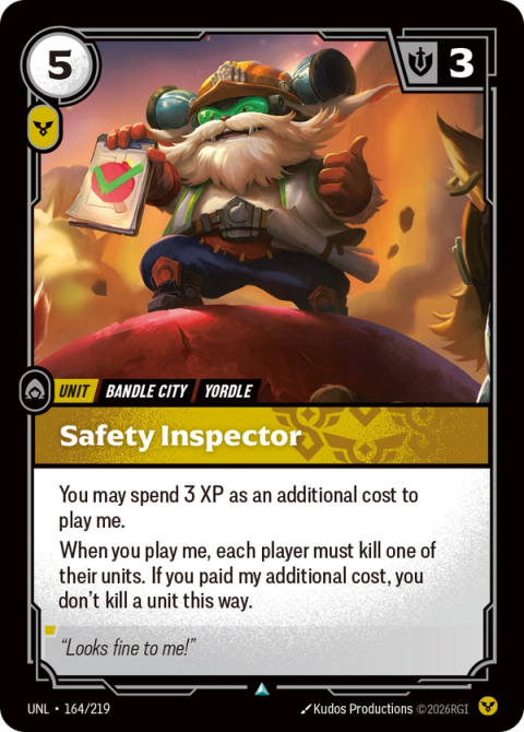 Safety Inspector — Unleashed #164, art by Kudos Productions