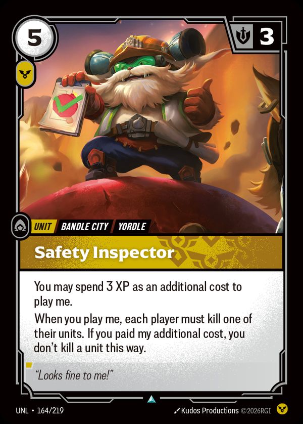 Safety Inspector — Riftbound card