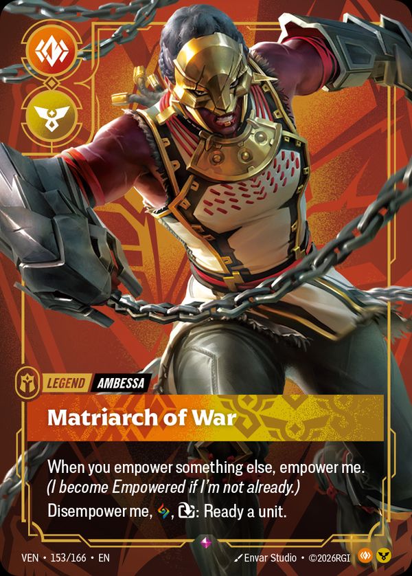 Ambessa, Matriarch of War — Riftbound card
