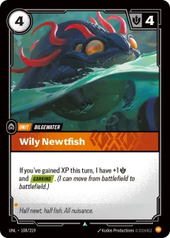 Wily Newtfish