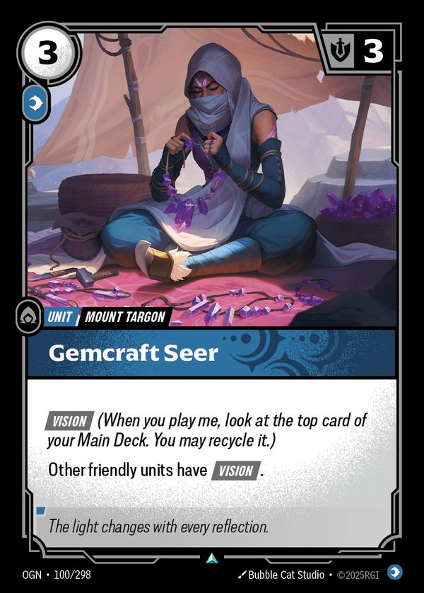 Gemcraft Seer — Riftbound card