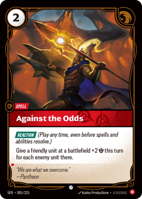 Against the Odds — Spiritforged #001, art by Kudos Productions