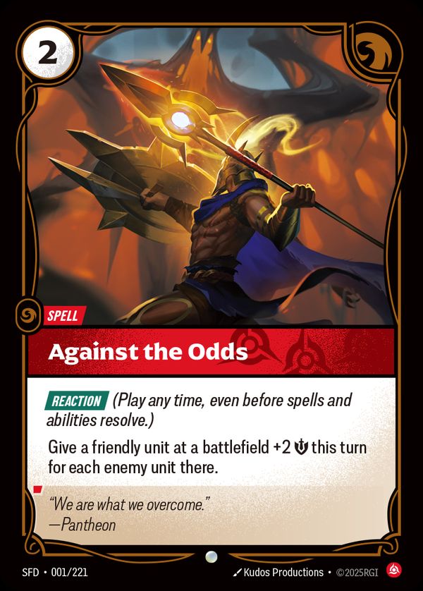 Against the Odds — Riftbound card