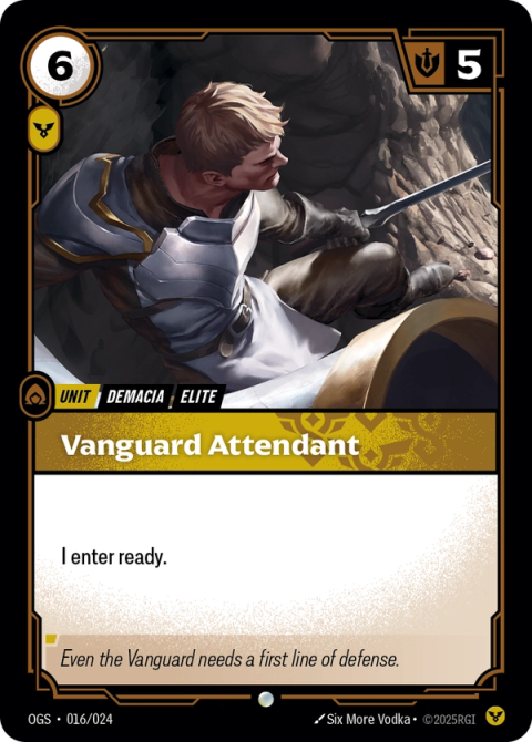 Vanguard Attendant — Proving Grounds #016, art by Six More Vodka
