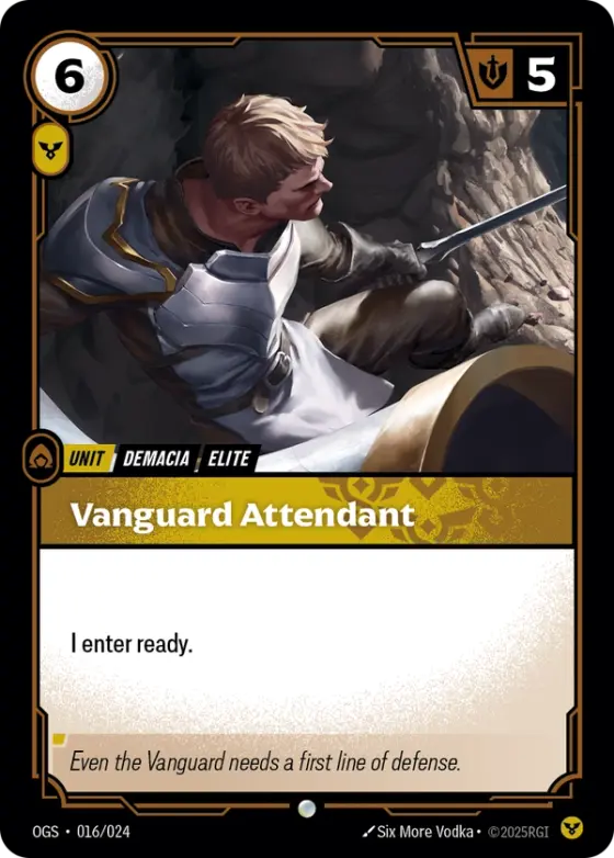 Vanguard Attendant OGS-016 Promo / special printing